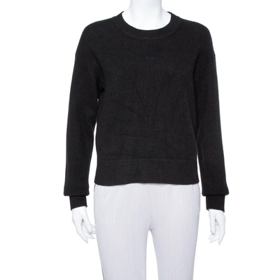 Pre-owned Dior Black Cashmere J'a 8 Crewneck Jumper S