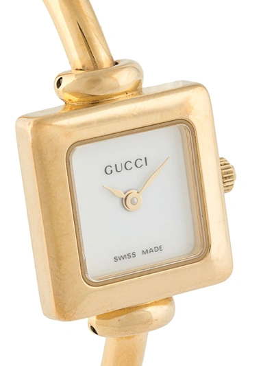 Pre-owned Gucci  1900l 19mm In Gold