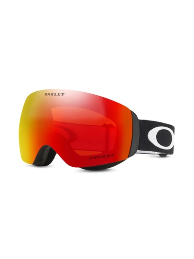 Shop Oakley Flight Deck Ski Goggles In Red