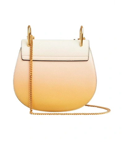 Shop Chloé Degrade Mini Drew Shoulder Bag In Yellow