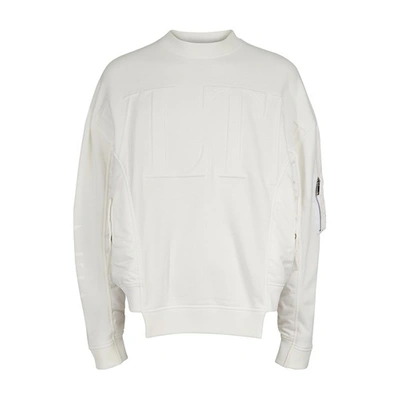 Shop Valentino Vltn Sweatshirt In Bianco