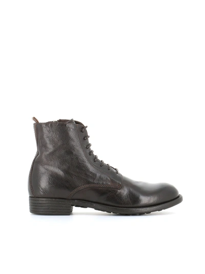 Shop Officine Creative Lace-up Boot Calixte/002 In Ebony