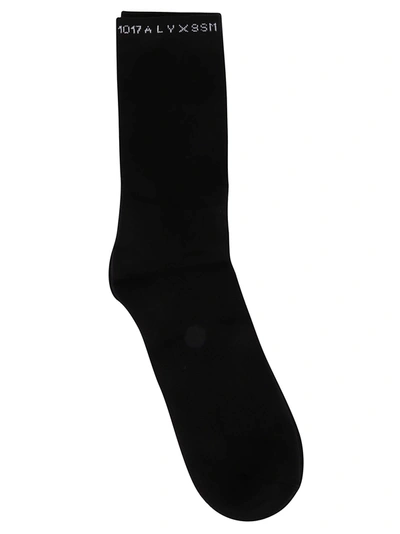 Shop Alyx Black Cotton Socks