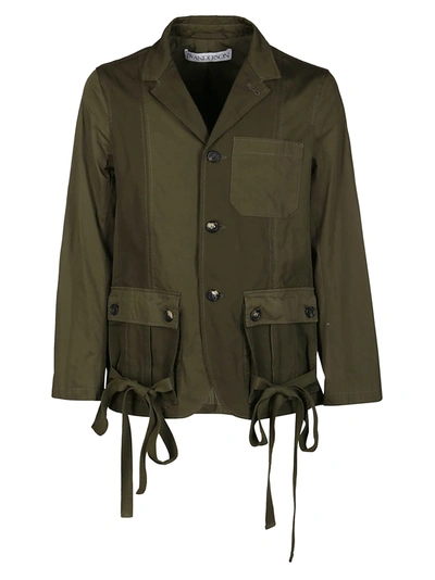 Shop Jw Anderson Khaki Cotton Casual Jacket