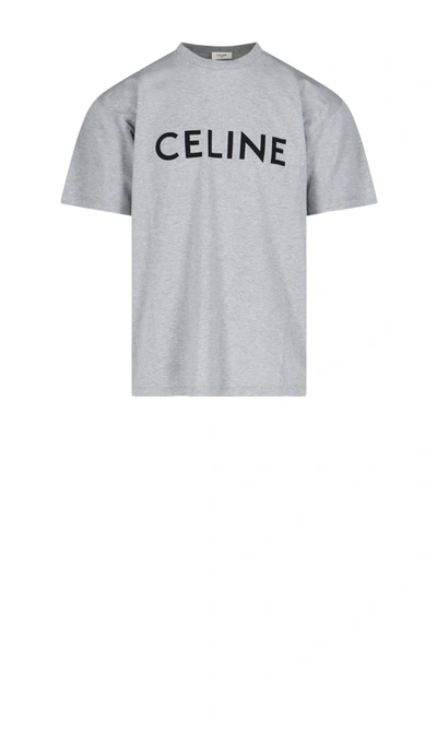 T-shirt Celine White size M International in Cotton - 33006316