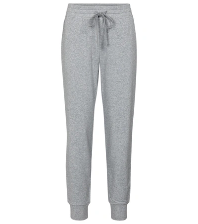 Shop Vince Cotton-blend Terry Sweatpants In Grey