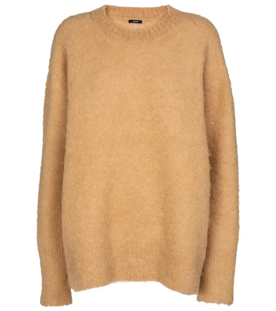 Shop Joseph Alpaca-blend Sweater In Brown