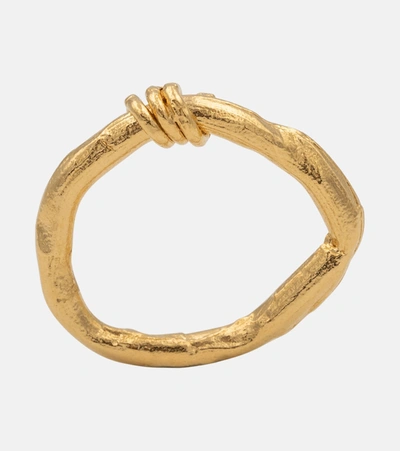 Shop Alighieri The Trembling Bough 24kt Gold Vermeil Ring