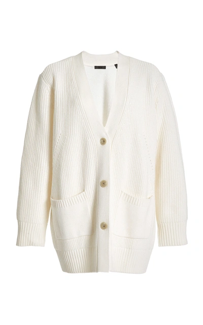 Shop Atm Anthony Thomas Melillo Women's Knit Cardigan Sweater In Ivory