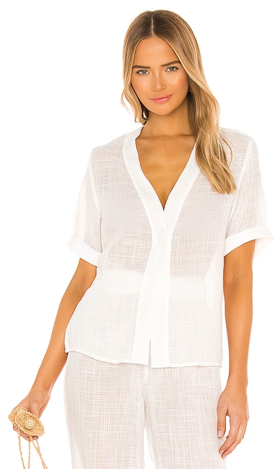 Pq Sammy Button Up In White