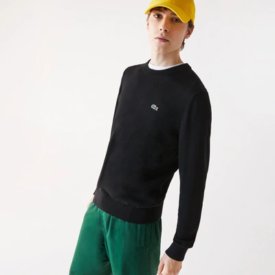 Lacoste Man Sweater Midnight Blue Size L Cashmere, Wool In Black