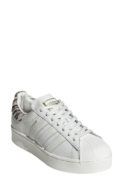 Adidas Originals Superstar Bold Platform Sneaker In White Tint/ Off White/  Black | ModeSens