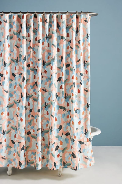Shop Maggie Stephenson Abelia Organic Cotton Shower Curtain By  In Assorted Size 72 X 72