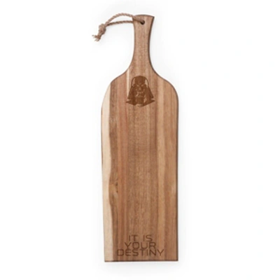 Picnic Time Star Wars Darth Vader Artisan 24" Acacia Serving Plank & Cutting Board In Brown