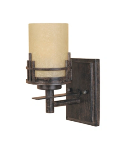 Shop Designer's Fountain Mission Ridge Wall Sconce In Brown