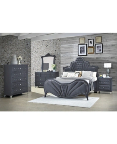 Shop Acme Furniture Dante Nightstand In Gray