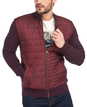 barbour baffle zip jacket