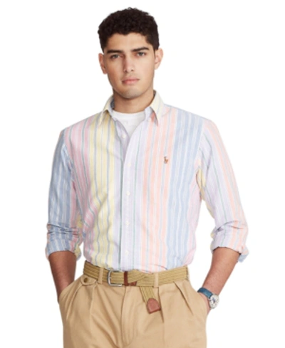 Shop Polo Ralph Lauren Men's Classic-fit Striped Oxford Shirt In Fun Shirt