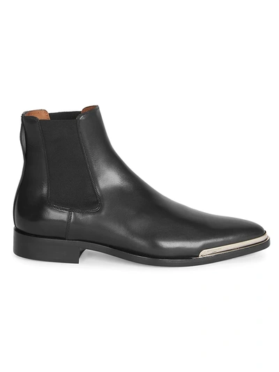 Shop Givenchy Men's Dallas Leather Chelsea Boots In Black