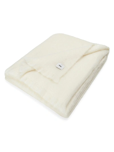 Shop Viso Project Queen-size Fringe Blanket In White