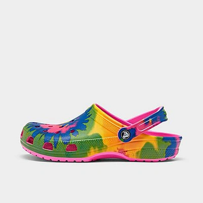 Shop Crocs Unisex Classic Clog Shoes (men's Sizing) Size 6.0 In Electric Pink/multi