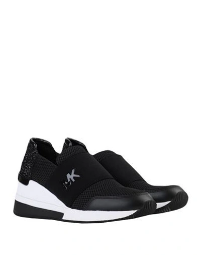 Shop Michael Michael Kors Sneakers In Black