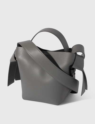 Shop Acne Studios Musubi Mini Bag In Grey