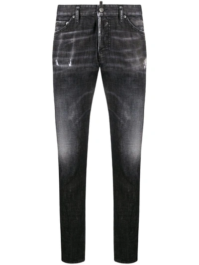 Shop Dsquared2 Denim Jeans In Black