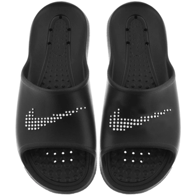 Shop Nike Victori Shower Sliders Black