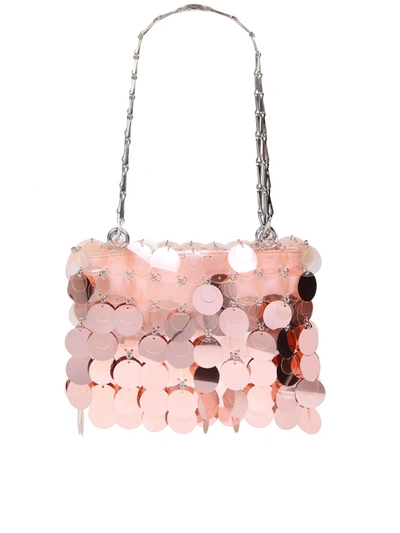 Shop Paco Rabanne Sparkle Clutch Bag In Pink