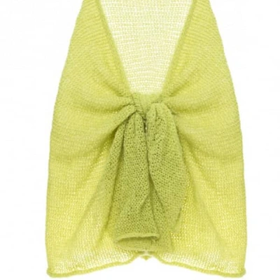 Shop You By Tokarska Light Fog Shawl Lime