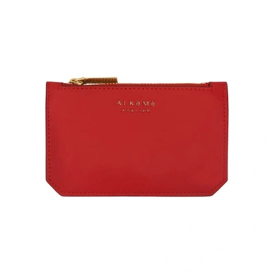 Alkeme Atelier Air Credit Card Case - Red In Red
