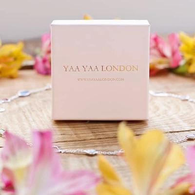 Yaa Yaa London 'summer Love' Blue Green Gemstone Gold Statement Earrings