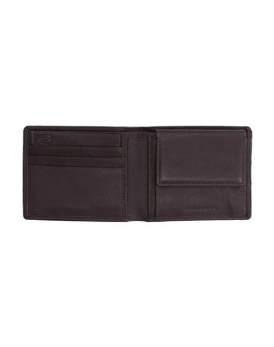 Shop Piquadro Wallets In Cocoa