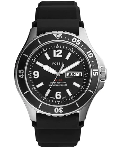 Shop Fossil Wrist Watch In Black