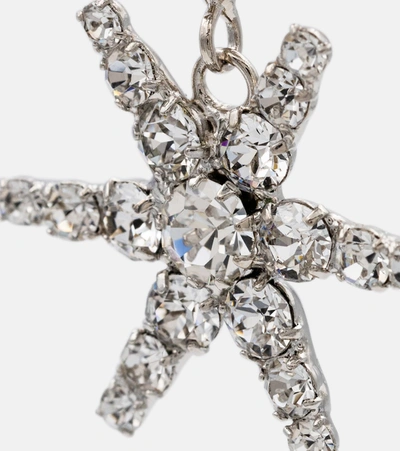 Shop Jennifer Behr Pluto Crystal-embellished Earrings In Silver