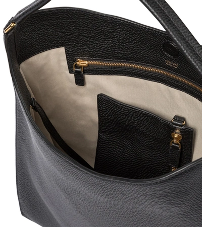 Shop Tom Ford Alix Large Leather Shoulder Bag In Black