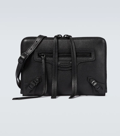 Balenciaga Neo Classic Small Pouch With Strap In Black | ModeSens