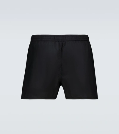 Shop Ami Alexandre Mattiussi Ami De Coeur Swim Shorts In Black