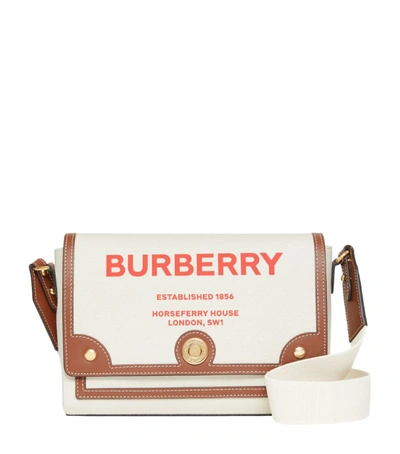 Shop Burberry Canvas Horseferry Print Note Bag