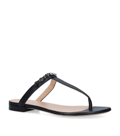 Shop Givenchy Leather Elba Sandals