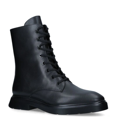 Shop Stuart Weitzman Leather Mckenzee Ankle Boots