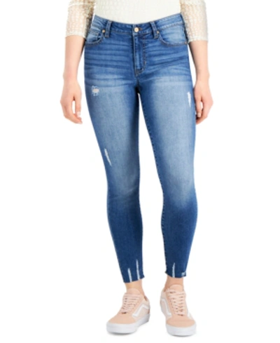 Shop Kendall + Kylie Kendall + Kyle Juniors' Mid-rise Skinny Ankle Jeans In Give Me Mo