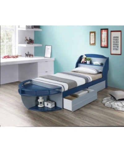 Shop Acme Furniture Neptune Ii 2-piece Trundle Storage Drawer Set (bed Sold Separately) In Gray