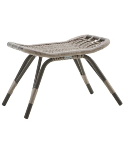 Shop Sika Design Monet Foot Stool Exterior In Coffee Bean