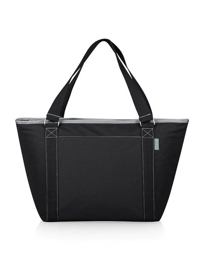 Shop Picnic Time Topanga Cooler Tote Bag In Black