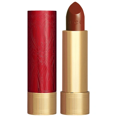 Gucci Rouge À Lèvres Satin Lipstick Lunar New Year Edition 505 Janet Rust  0.12oz/3.5g In Red | ModeSens