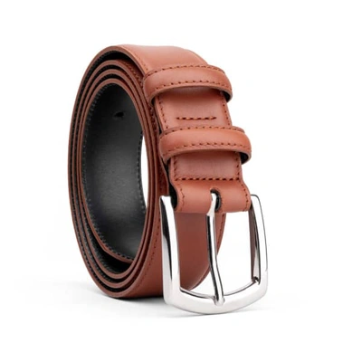 Shop Dalgado Classic Leather Belt Cognac Silvio