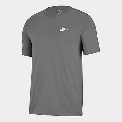 Shop Nike Sportswear Club T-shirt In Flat Pewter