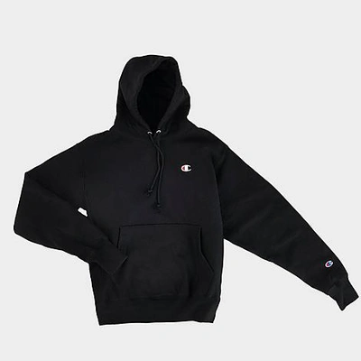 Shop Champion Women's Life Boyfriend Reverse Weave Hoodie In Black